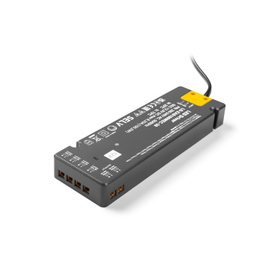 LED NAPAJANJE SLIM EASY CLICK 12V, 100W, ulaz 220-240VAC, IP20, dim.190x62x21 mm s mini pojačalom i kabelom