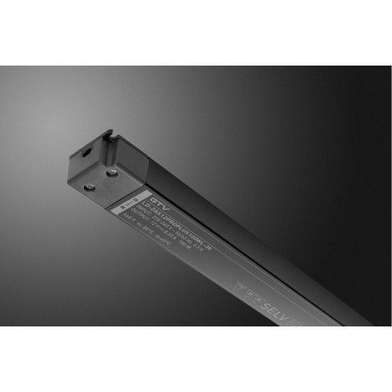 LED napajanje PRO+ LONG 12V, 100W, ulaz 220-240VAC, IP20, veličina 320x30x19 mm
