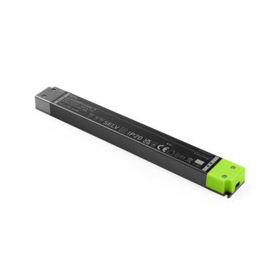 LED napajanje PRO+ LONG 24V, 30W, ulaz 220-240VAC, IP20, veličina 251x30x16 mm