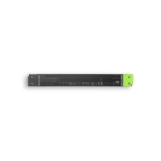 LED napajanje PRO+ LONG 24V, 30W, ulaz 220-240VAC, IP20, veličina 251x30x16 mm