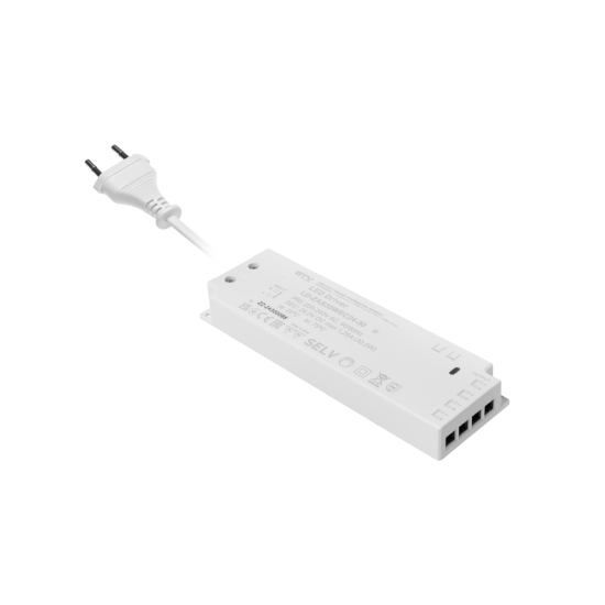 LED NAPAJANJE SLIM EASY CLICK 24V, 30W, ulaz 220-240VAC, IP20, DIM.160x50x18 mm s mini pojačalom i kabelom