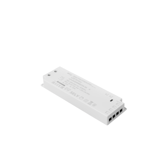 LED NAPAJANJE SLIM EASY CLICK 24V, 30W, ulaz 220-240VAC, IP20, DIM.160x50x18 mm s mini pojačalom i kabelom