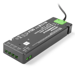 LED NAPAJANJE SLIM EASY CLICK 24V, 60W, ulaz 220-240VAC, IP20, DIM.190x62x21 mm s mini pojačalom i kabelom