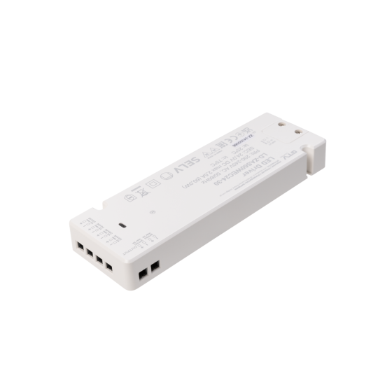 LED NAPAJANJE SLIM EASY CLICK 24V, 60W, ulaz 220-240VAC, IP20, DIM.190x62x21 mm s mini pojačalom i kabelom