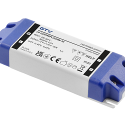 LED napajanje PRO+ 12V, 20W, ulaz 220-240VAC, IP20, dim.120x42x20 mm