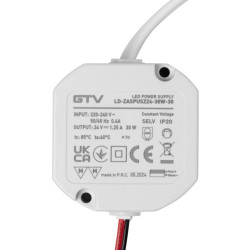 NAPAJALNIK , DC24V, input AC220-240V, 30 W, IP20