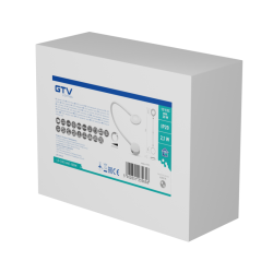 LED SVETILKA CHICAGO, 2.1 W, DC12V, 2xUSB-A, ZATEMNITVENO, 4000K, KABEL MINI KONEKTOR 1.5 m, BELA