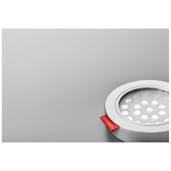 Srebrna uvučena LED svjetiljka s vasco udaljenosti, 12V DC, 1.7W, 24 SMD3528, toplo bijela, 200cm