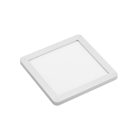 LED SVETILKA PLOŠČE VEGAS 3W 100x100, ALU, 2in1 TOPLO-HLADNA BELA  , MINI KONEKTOR KABEL 2m