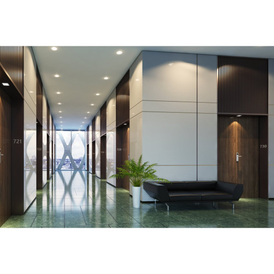 LED SVETILKA PLOŠČE VEGAS 3W 100x100, ALU, 2in1 TOPLO-HLADNA BELA  , MINI KONEKTOR KABEL 2m