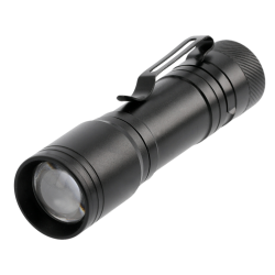 LED ROČNA SVETILKA NA 1xAA BATERIJE, 3 W, 200 lm, 6400K, 250 m, IP44