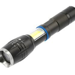 LED ROČNA SVETILKA NA 1xAAA BATERIJE, 8 W, 800 lm, 6400K, 500 m, IP44