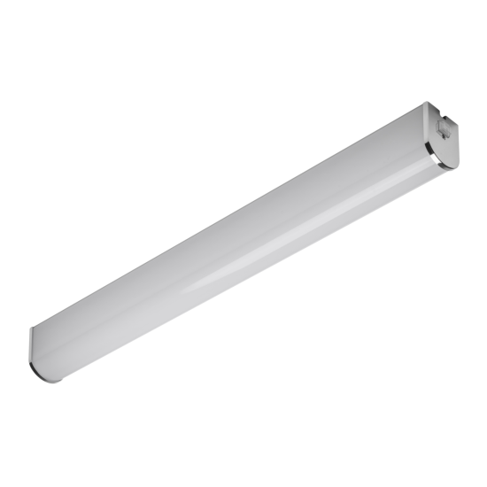 LED SVETILKA ZITA S STIKALOM , 15 W, 1200 lm, 4000K, AC220-240V, 50-60 Hz, IP44, RA>80, 60 cm, KROM