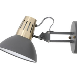 Zidna svjetiljka  ARTEMIA,2195,AC220-240V,50/60Hz,1*E27, max.40W, IP20, śr.16,3cm,pojedin.  crna
