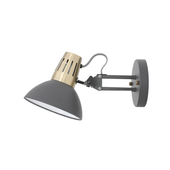 Zidna svjetiljka  ARTEMIA,2195,AC220-240V,50/60Hz,1*E27, max.40W, IP20, śr.16,3cm,pojedin.  crna