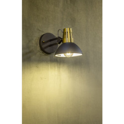 Zidna svjetiljka  ARTEMIA,2195,AC220-240V,50/60Hz,1*E27, max.40W, IP20, śr.16,3cm,pojedin.  crna