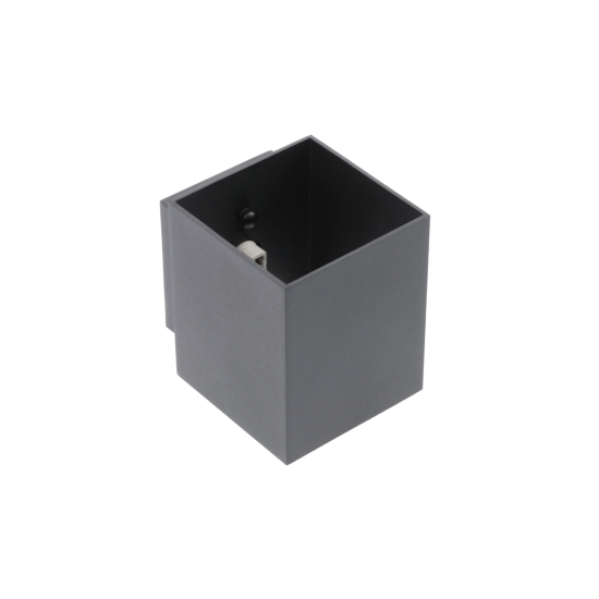 ZIDNA LUČ CAMPIONE II, G9, IP20, max. 40 W, IP20, KVADRATEN, ČRNA