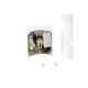 ZIDNA LUČ CAMPIONE II, G9, IP20, max. 40 W, IP20, OKROGEL, BELA