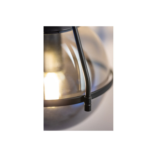 ZIDNA LUČ DROP 4, 7325, AC220-240V, 50/60Hz, 1*E27, max.40W, ČRNA