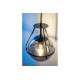 ZIDNA LUČ DROP 4, 7325, AC220-240V, 50/60Hz, 1*E27, max.40W, ČRNA