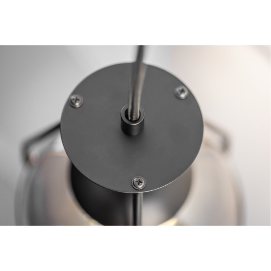 ZIDNA LUČ DROP 4, 7325, AC220-240V, 50/60Hz, 1*E27, max.40W, ČRNA