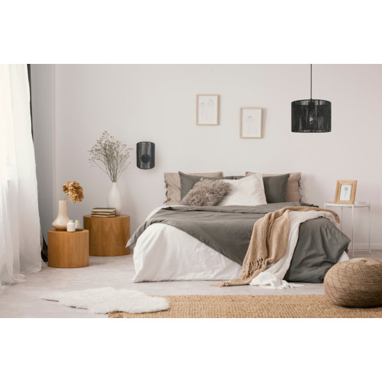 Zidna svjetiljka FORESTO 3, 6144, AC220-240V, 50/60Hz, 1*E27, max.40W, crna