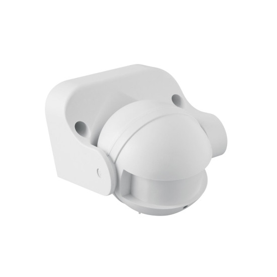 MIKROVALNAOVNI SENZOR GIBANJA  CM-1, max. 1200 W, KOT ZAZNAVANJA 180°, RAZDALJA 1-8 m ± 1.5-3.5 m, IP44, BELA