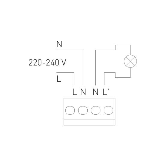 Mikrovalni senzor pokreta CM-12-DP, max.1200W, AC220-240V, kontaktni kut 360*, domet 15m