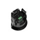 Mikrovalni senzor pokreta CM-5, maksimalno 1200W, AC220-240V, kut od 360°, domet 8m, IP20, crna