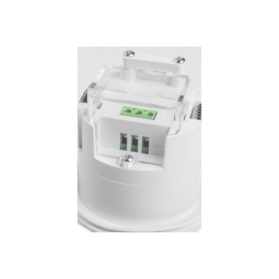 CO-4 HF SENZOR PRISOTNOSTI, MIKROVALOVNO, max.1200W, AC220-240V, 360° KOT, 6m DOSEG, IP44, BEL