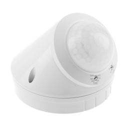 SENZOR GIBANJA CR-17, max. 800 W, KOT ZAZNAVANJA 360°, RAZDALJA 10 m, IP65, BELA