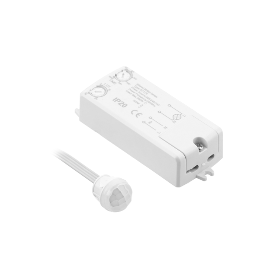 Senzor pokreta CR-18,max.800W,AC220-240V,50/60Hz,360°,max.8m,IP20,suradjuje s LED