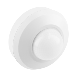 SENZOR GIBANJA CR-19, max. 1000 W, KOT ZAZNAVANJA 360°, RAZDALJA 20 m, IP44, BELA