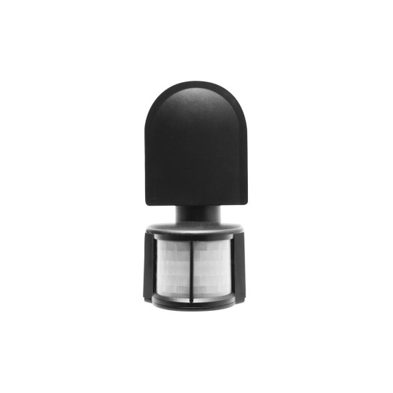SENZOR GIBANJA CR-2, max. 1200 W, KOT ZAZNAVANJA 180°, RAZDALJA 8 m ± 1.8-2.5 m, IP44, ČRNA