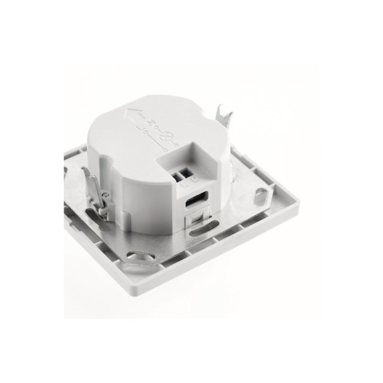 SENZOR GIBANJA CR-20, max. 500 W, KOT ZAZNAVANJA 120°, RAZDALJA 10 m ± 1-1.8 m, IP20, BELA