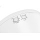 SENZOR GIBANJA CR-21, max. 2000 W, KOT ZAZNAVANJA 360°, RAZDALJA 30 m ± 2.2-4 m, IP20, BELA