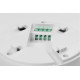 SENZOR GIBANJA CR-21, max. 2000 W, KOT ZAZNAVANJA 360°, RAZDALJA 30 m ± 2.2-4 m, IP20, BELA