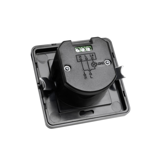 CR-4 LED SENZOR GIBANJA, max.1200W, AC220-240V, 160° KOT, 9m DOSEG, IP20, ČRNO