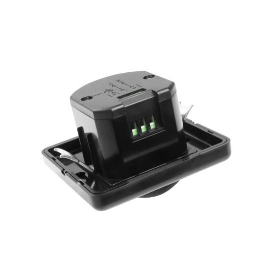 CR-4 LED SENZOR GIBANJA, max.1200W, AC220-240V, 160° KOT, 9m DOSEG, IP20, ČRNO