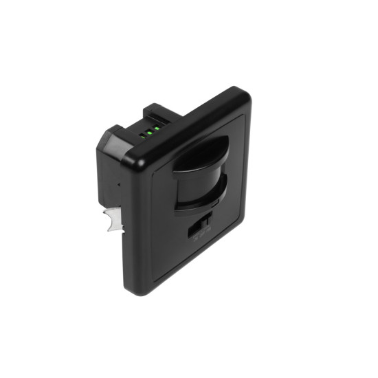 CR-4 LED SENZOR GIBANJA, max.1200W, AC220-240V, 160° KOT, 9m DOSEG, IP20, ČRNO