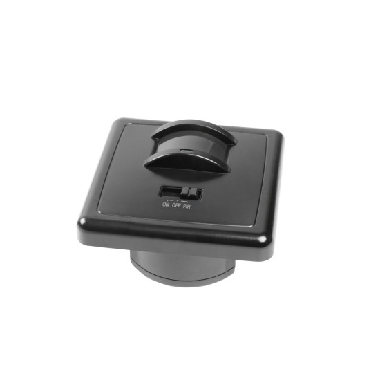 CR-4 LED SENZOR GIBANJA, max.1200W, AC220-240V, 160° KOT, 9m DOSEG, IP20, ČRNO