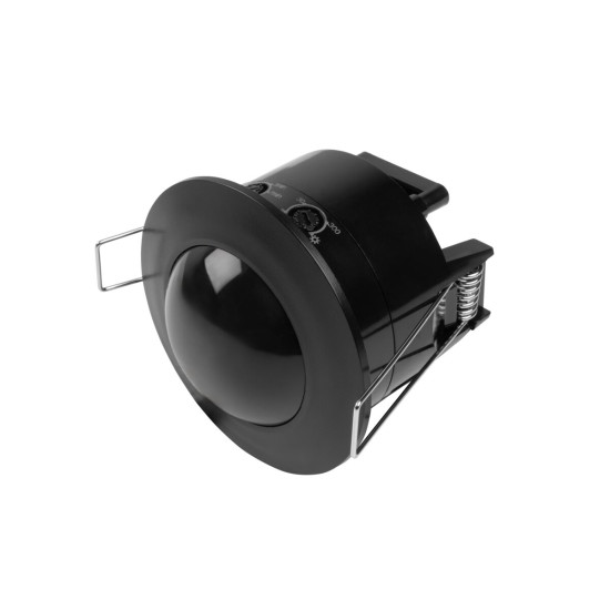 CR-5 senzor pokreta, maksimalno 1200W, AC220-240V, kut od 360°, domet 6m, IP20, crna
