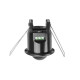 CR-5 MINI SENZOR GIBANJA, max. 800W, AC220-240V, 360° KOT, 6m DOSEG, IP20, ČRNO