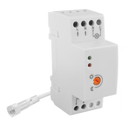 senzor sumraka  CZ-1, max 4800W, AC220-240V, 50/60Hz, nazivna struja  20A, IP65,  współpracuje z
