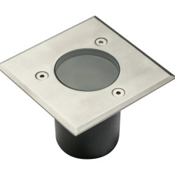 TALNA SVETILKA ALFA MINI, GU10, max. 10 W, IP67, KVADRATEN, INOX