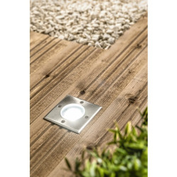 TALNA SVETILKA ALFA, GU10, max. 50 W, IP67, KVADRATEN, INOX