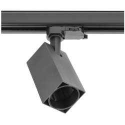 Svjetiljka za šinu LIMA,GU10,max.20W,AC220-240V,50/60 Hz,IP20,IK08,kvadrat,crna