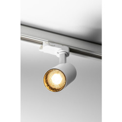 Svjetiljka za šinu LIMA,GU10,max.20W,AC220-240V,50/60 Hz,IP20,IK08,okrugla, bijela