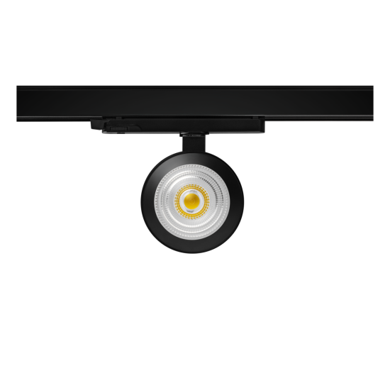 LUMEO LUČ ZA TIRNICO, LED, 24W, 2400lm, CCT, AC180-250V, 50°, CRI90+, ČRNO