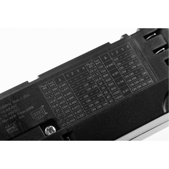 LUMEO LUČ ZA TIRNICO, LED, 24W, 2400lm, CCT, AC180-250V, 50°, CRI90+, ČRNO